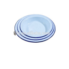 Metal Enamel Tableware/ Dinner Plate/ Cereal Plate